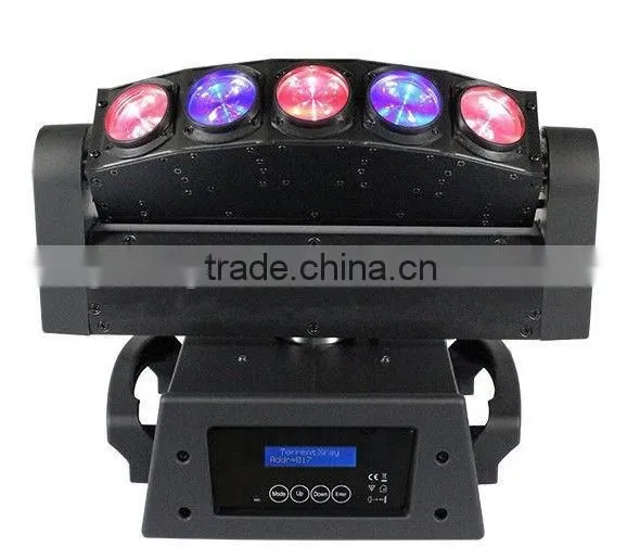 Wholesale led beam lights DMX five head moving head beam light spider light