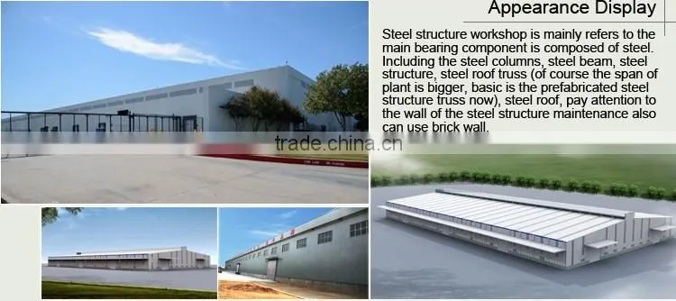 easy install workshop steel structure hay shed design factory for lease from China