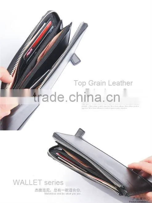 Fashion Man's Genuine Leather Big Wallet