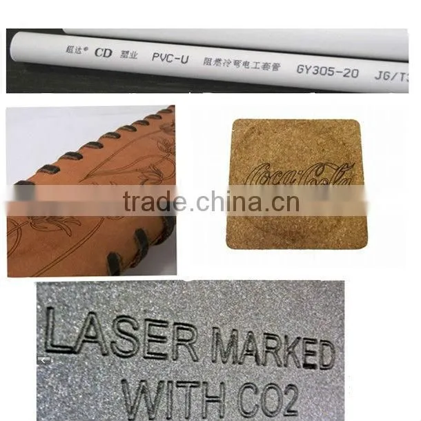 High quality lamp holder CO2 RF laser marking machine