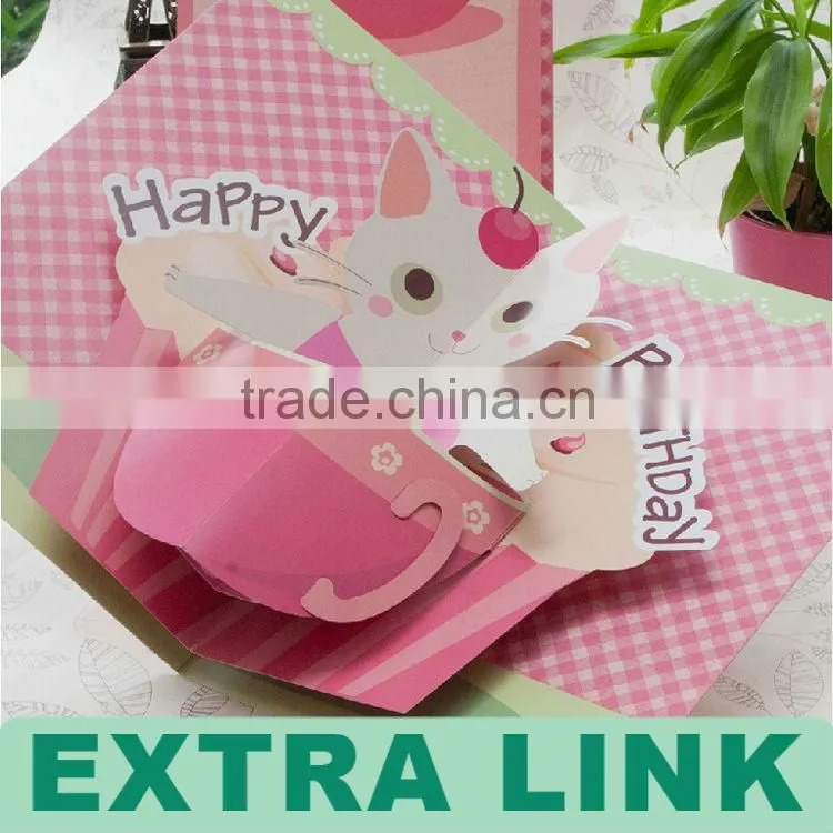 Hot Sale Lovely Happy Birthday Cards