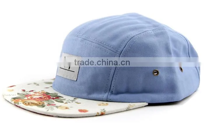 Wholesale custom galaxy camper softtextile design your own 5 panel hat