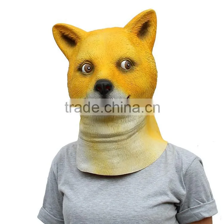 Alibaba dog animal Head mask for Halloween Party costumes in China