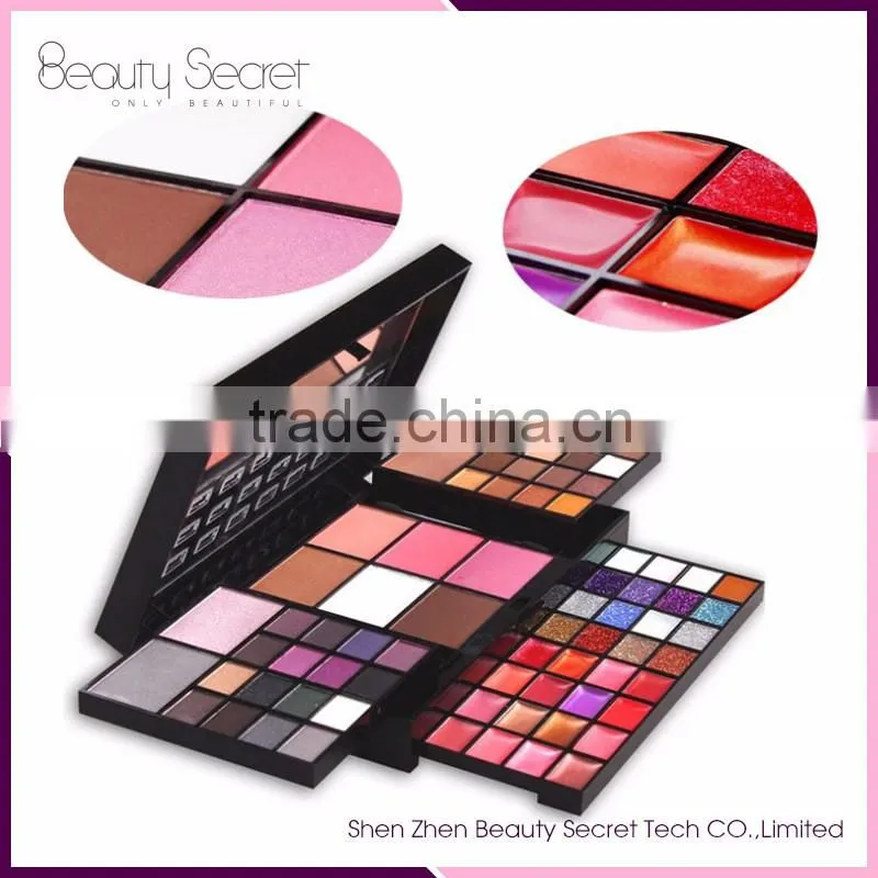 new design with blush 74 multi-colored eye shadow palette