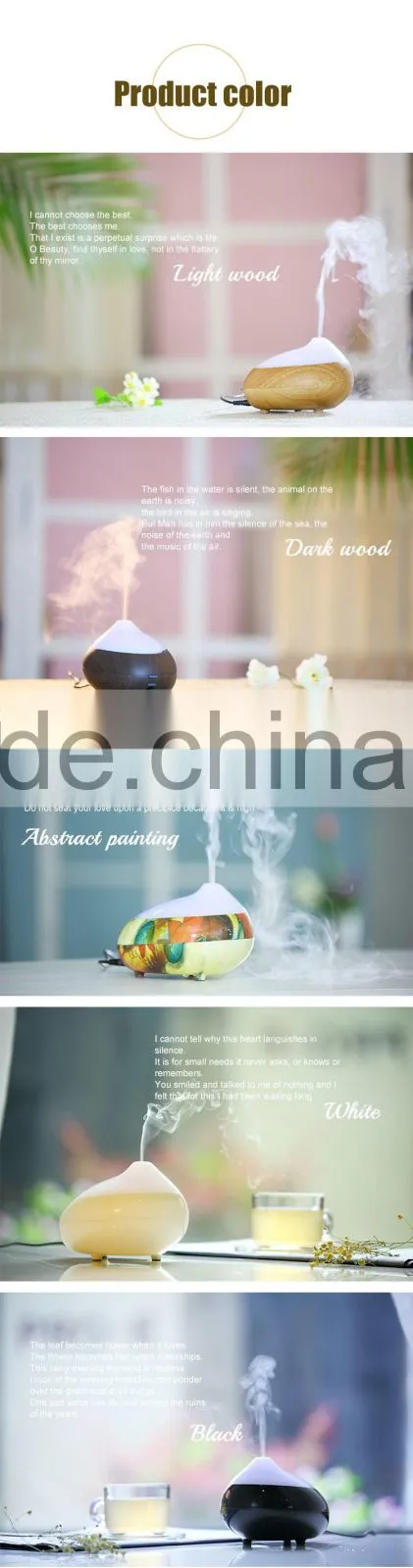 Manual Humidity Control and Mini Installation essential oil diffusers wholesale
