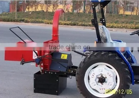wood crusher with diesel engine Hydraulic feed system