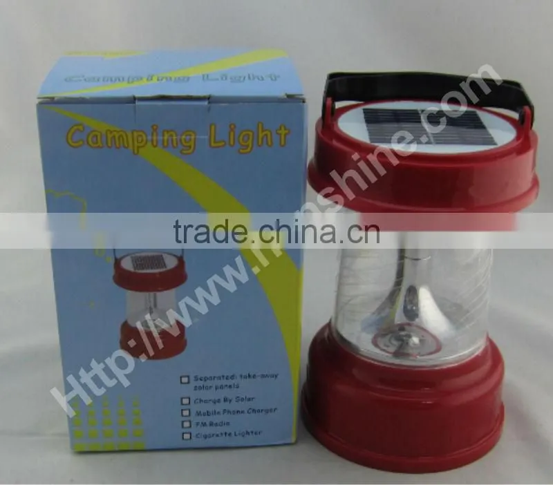 6LED 3w solar lights for camping