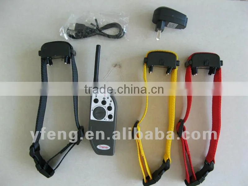 Waterproof rechargable electric remote dog shock collar