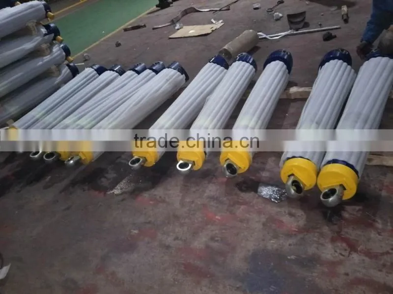 complete set Multi stages dump truck telescopic cylinder system