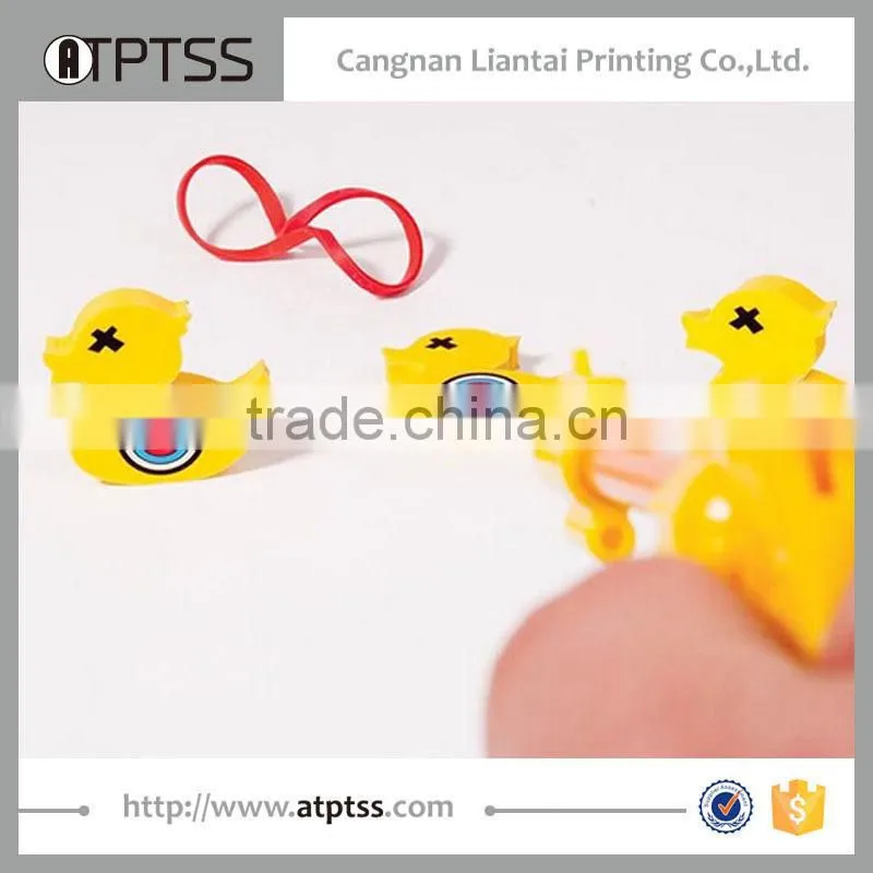 Rubber band duck shooting game