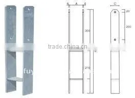 pvc coated L-type pole anchor