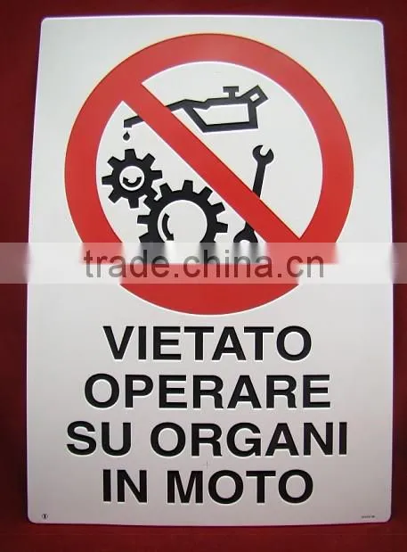No tossing sign