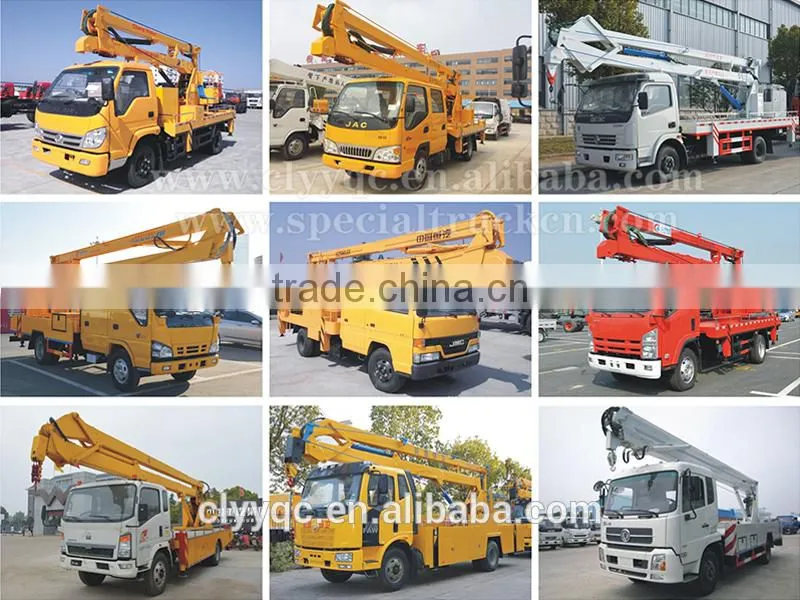 179 hp diesel lifting height 22m overhead working truck