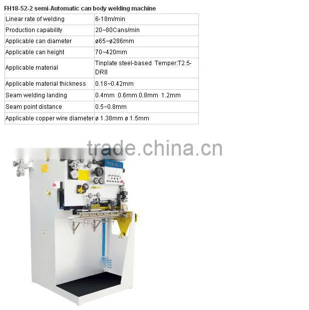 Complete sets of 1-5L round paint can producing machines for sale