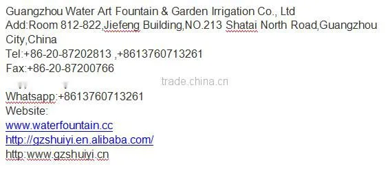 Full star nozzle for fountain