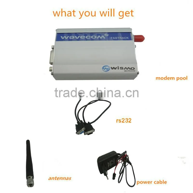 Bulk SMS Sending single Port RS232 interface Modem With Dual Band Chipset Q2403