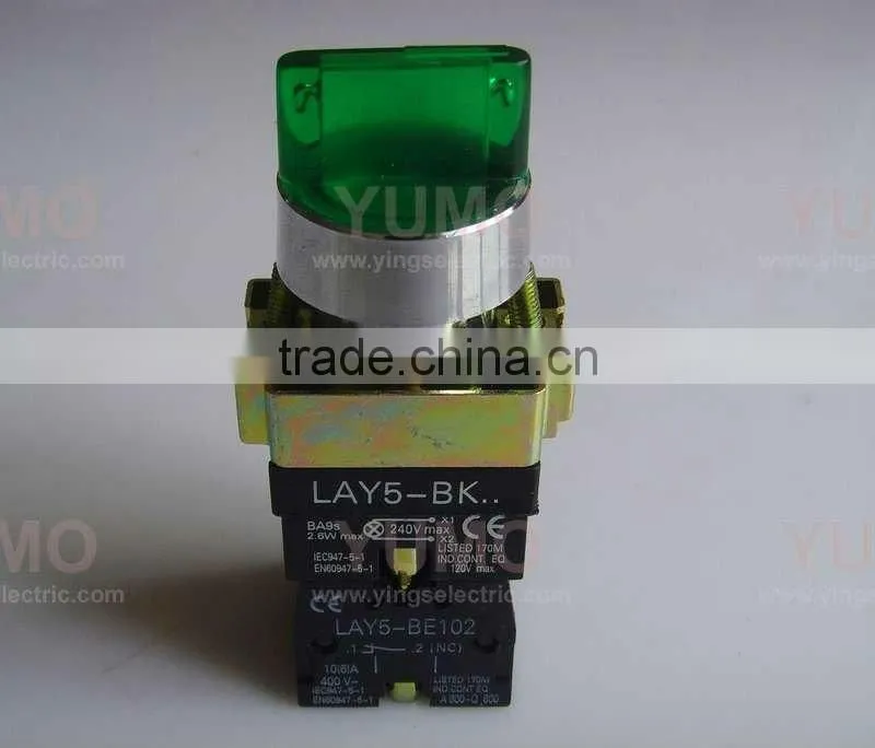 Push Button plastic bezel pushbutton switchLAY5-BK3365