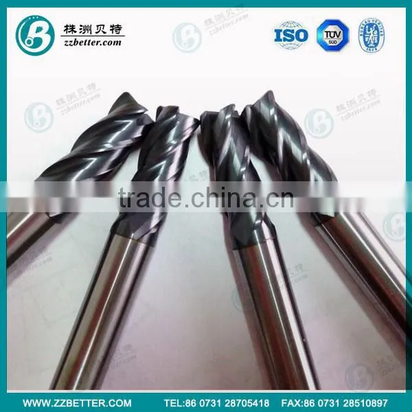 square ended milling cutter