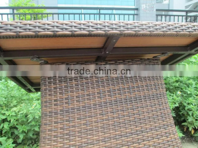 Outdoor Funiture Rattan Square Coffee Table