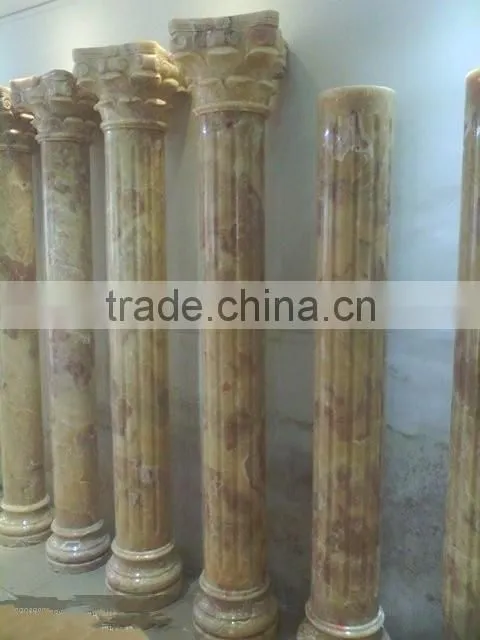 good price yellow roman column