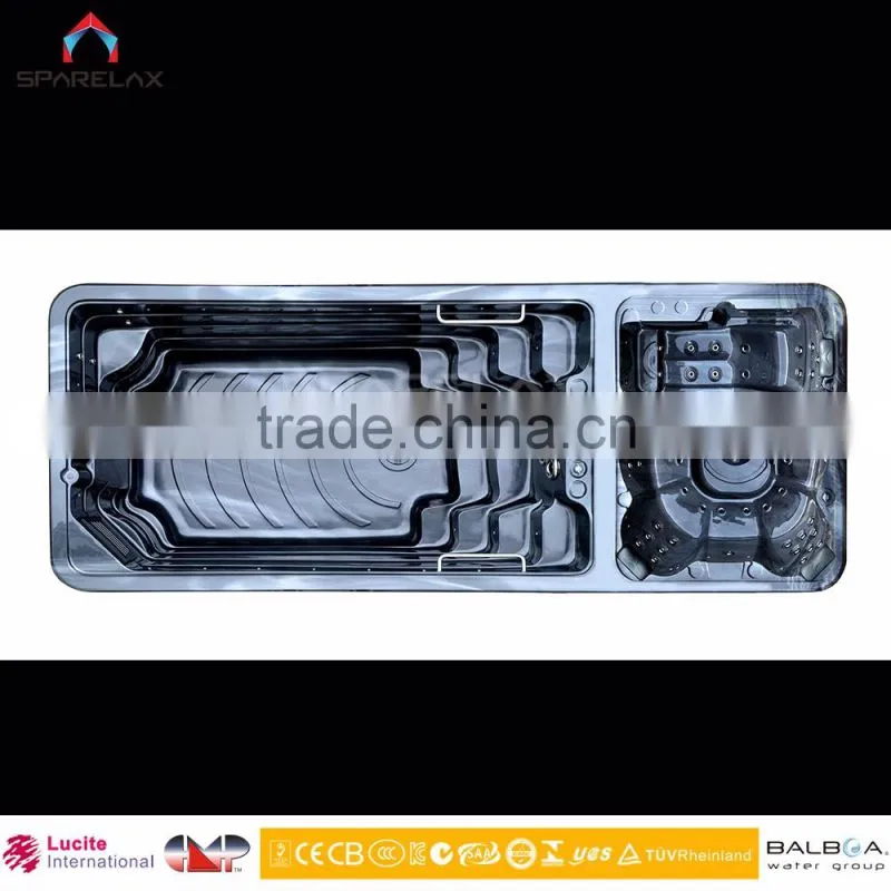 Chinese Supplier Fiberglass Swimming Pool Outdoor Family Spa Swimming Pool