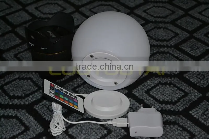 RGBW Color change floating waterproof IP65 cordles decorative led ball