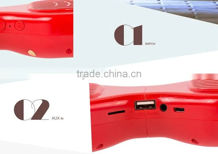 New Bluetooth Speaker Creative Hoverboard Design Portable Bluetooth Speaker Support USB TF Card, Best Gift Speaker