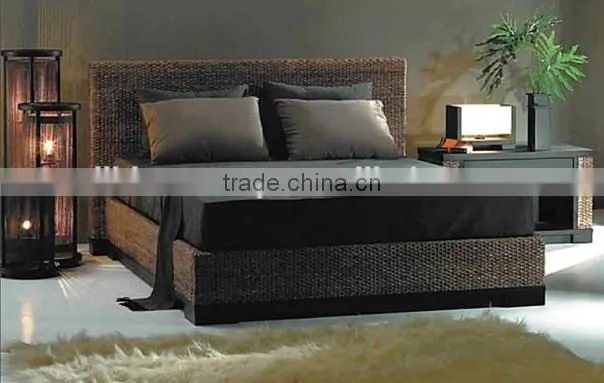 Water Hyacinth Rattan Bedroom Furniture