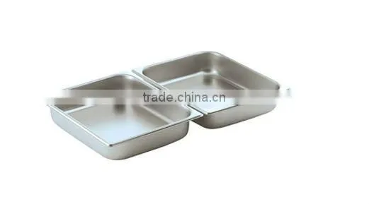 Stainless steel food plate food tray in various size
