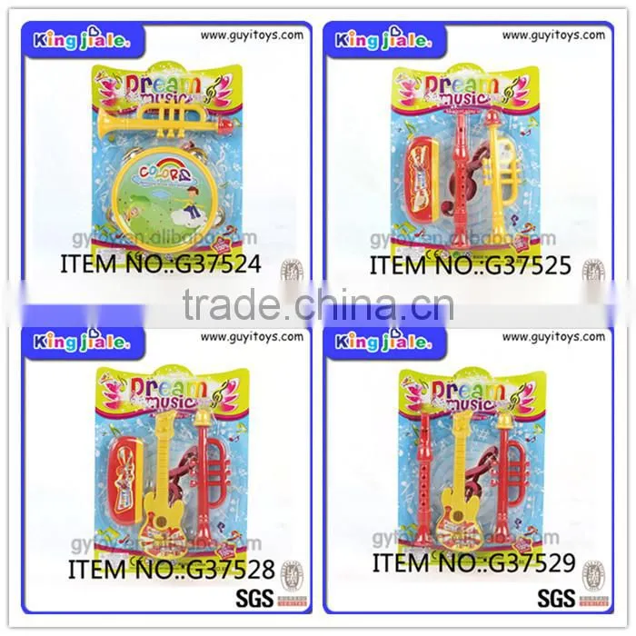 Small plastic toy cheap musical logo printed tambourine