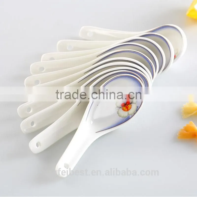 46pcs Flower Decal Fashion Dinnerware Fine Bone China