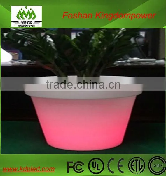 Colorful flash decoration led flowerpot light