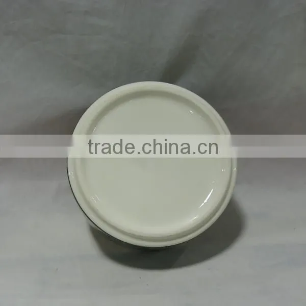 Black Rabbit Ceramic Dog Bowl
