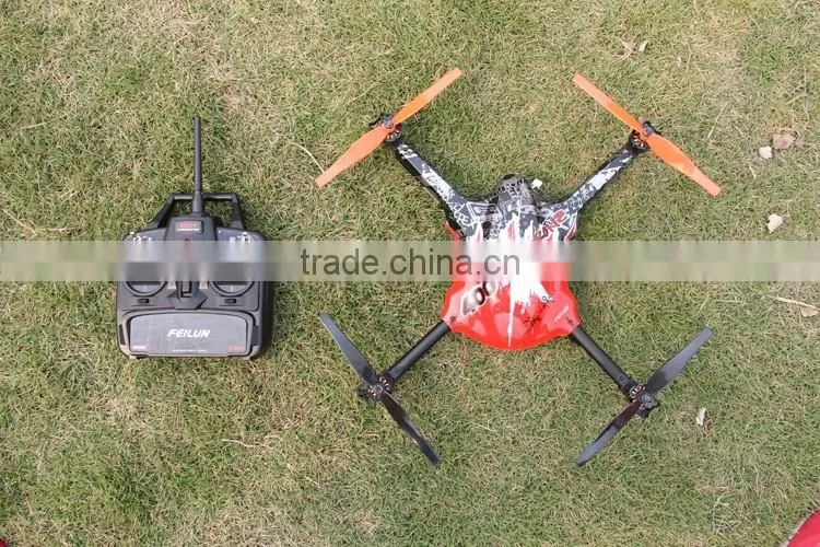 China 2016 new products 6CH 400 3D rolling outdoor Brushless Motor Quadcopter Feilun RC Plane Kit