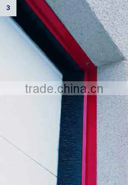 door seal brush with sand paper