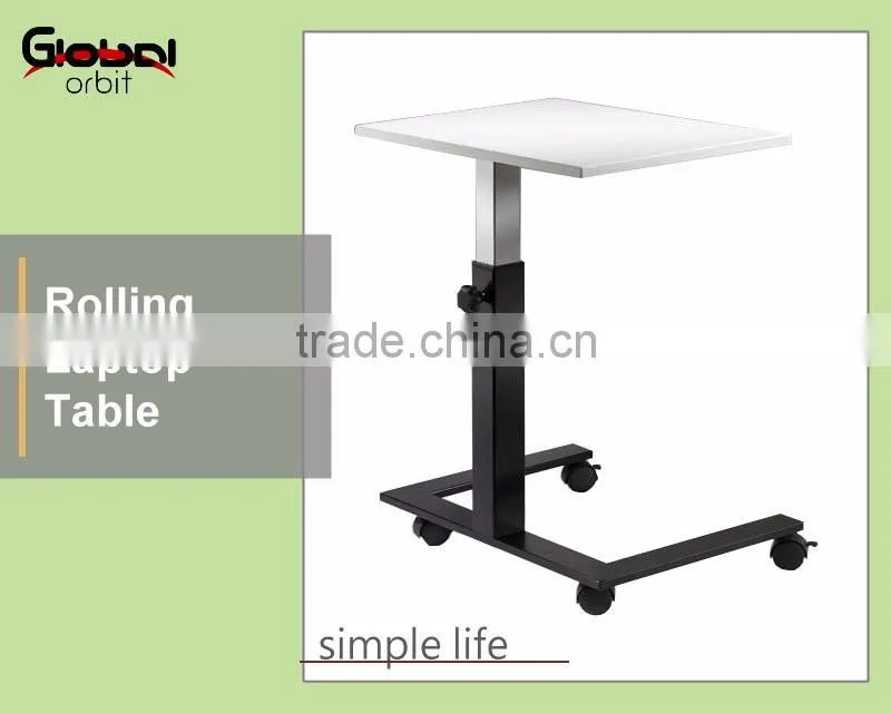 Mobile Portable Bedside Reading Desk Hospital Over Bed Side Table
