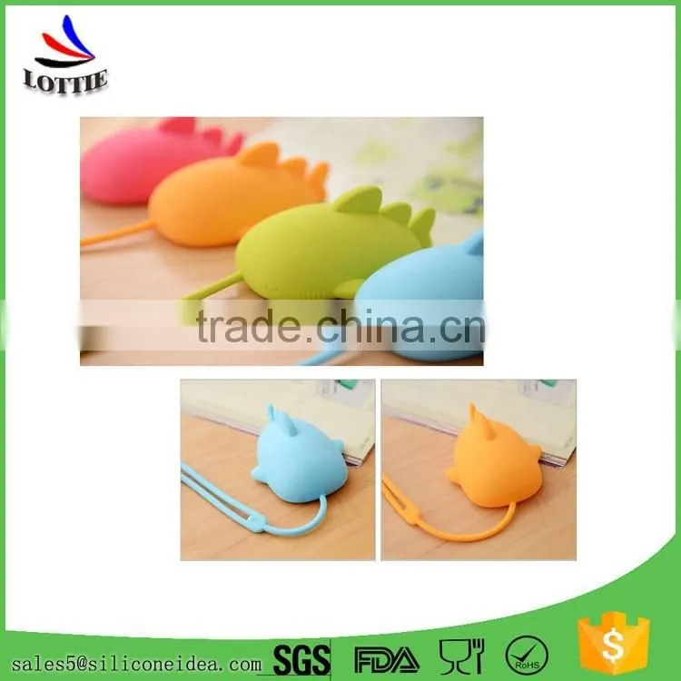 Promotional Portable silicone key holder bag Flexible Silicone Key Bag and Card Case