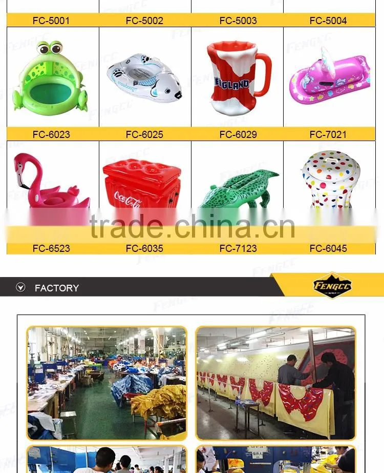 EU market cartoon customized Custom Design kid's large inflatable pool toys