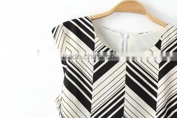 HD-D235 chiffon women dress/OEM ladies dress/factory new design