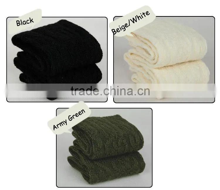 100% Merino Wool knee high socks