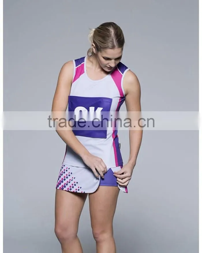 Latest custom design netball dresses netball uniforms volleyball uniform designs