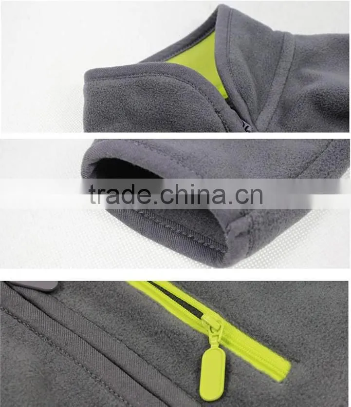 Brand 4-12Y Spring Boys And Girls Cardigan Coat Jacket Kids Pure Color Outfit Kids Clothings Children Polar Fleece Jacket