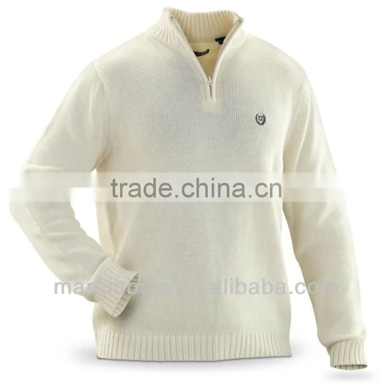2014 New Arrival Men's Stylish 1/4 - zip Knitted pullover Sweater for golf sports