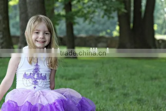 Hot sale cute tutu skirts teen pettiskirt pettiskirt outfit cute girls skirt chiffon wholesale pettiskirts set for girls
