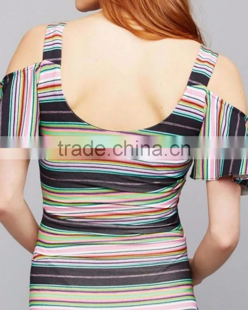Cold shoulder pregnant clothes summer dress for pregnant