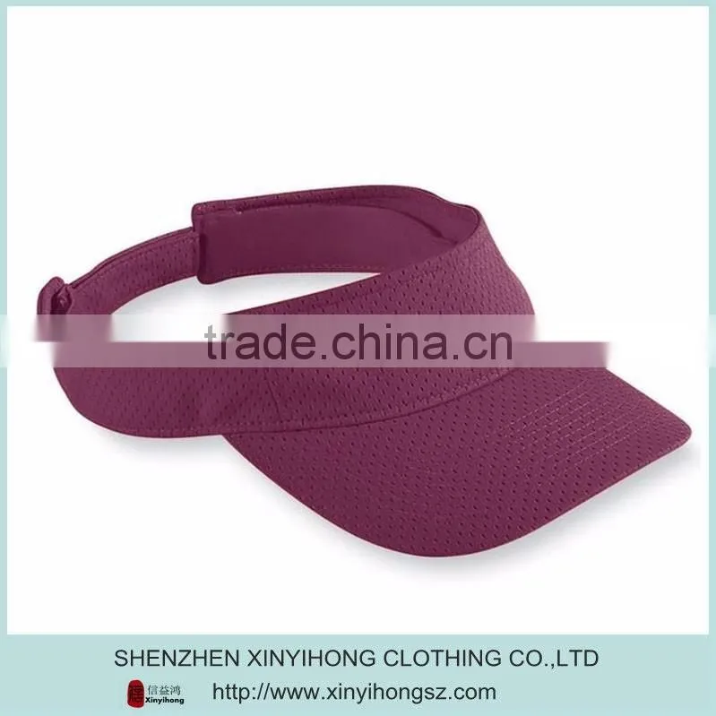 Wholesale Breathable Golf Visor ,High Quality Sport Visor With hook&loop