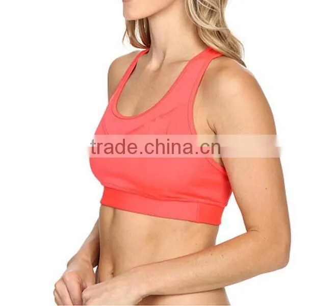 Custom Yoga wear sexy bra picture bra factory in China ladies band sports bra