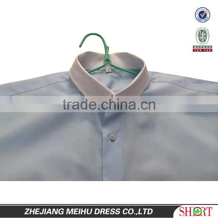2016 Custom Men high quality short sleeve dress shirt