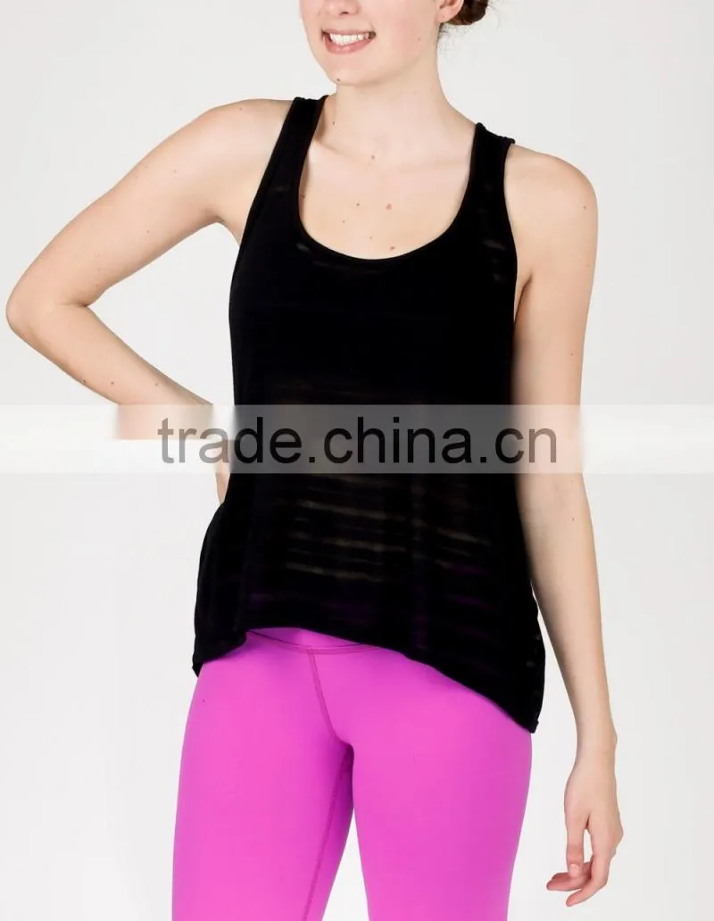 Dry Fit Ladies Tank Top, High Quality Loose Singlets , Running Tops