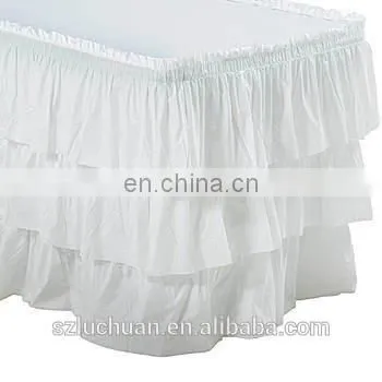 Fashion High Grade Quality White Whinestone Table Skirting